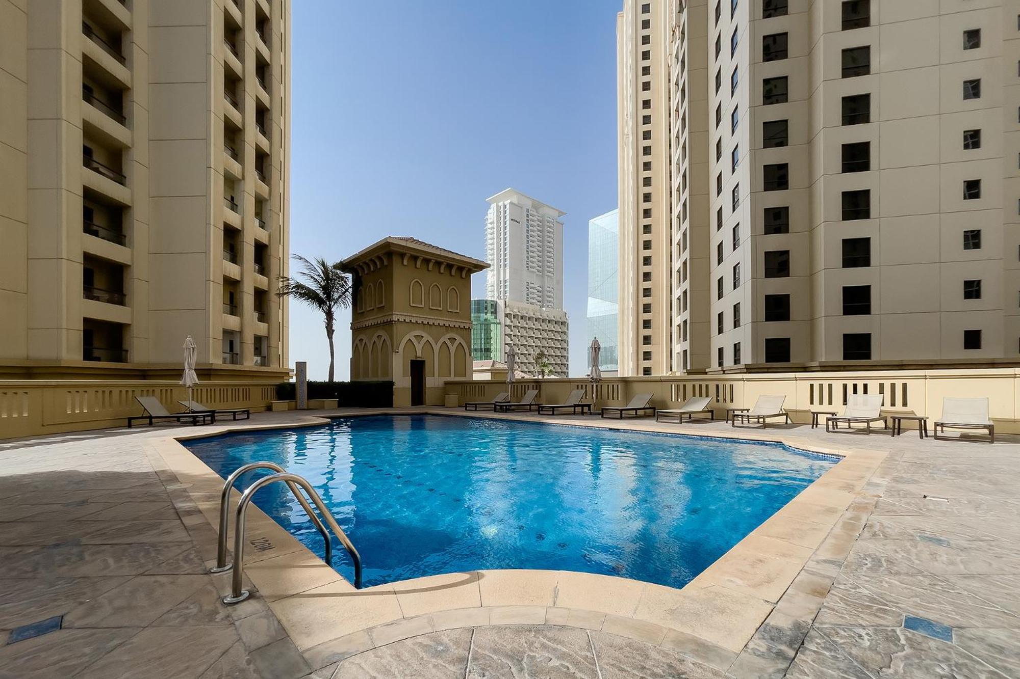 Premium 2Bdr Apartment See View Bahar 4 Jbr Dubaj Kültér fotó