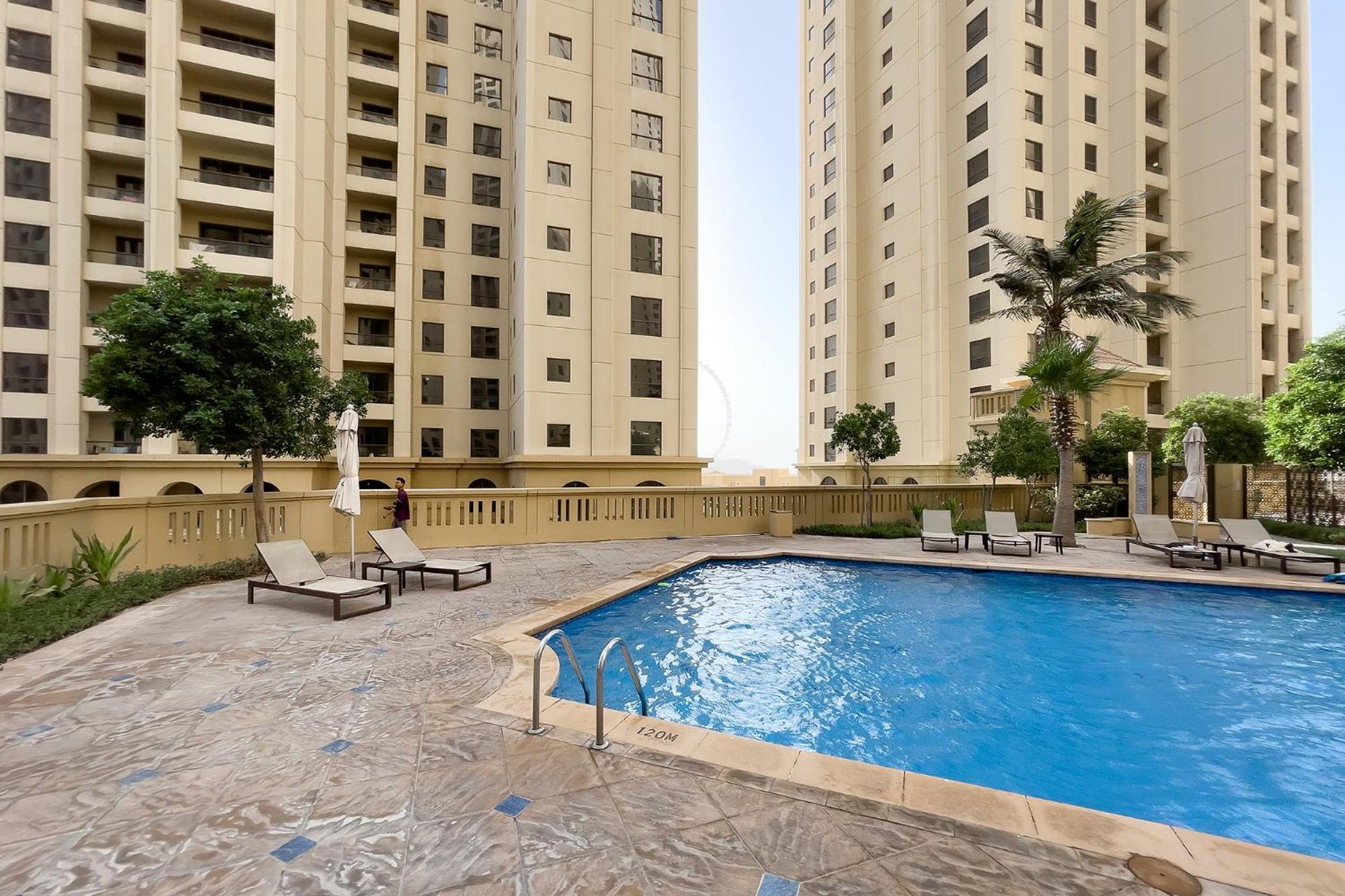 Premium 2Bdr Apartment See View Bahar 4 Jbr Dubaj Kültér fotó