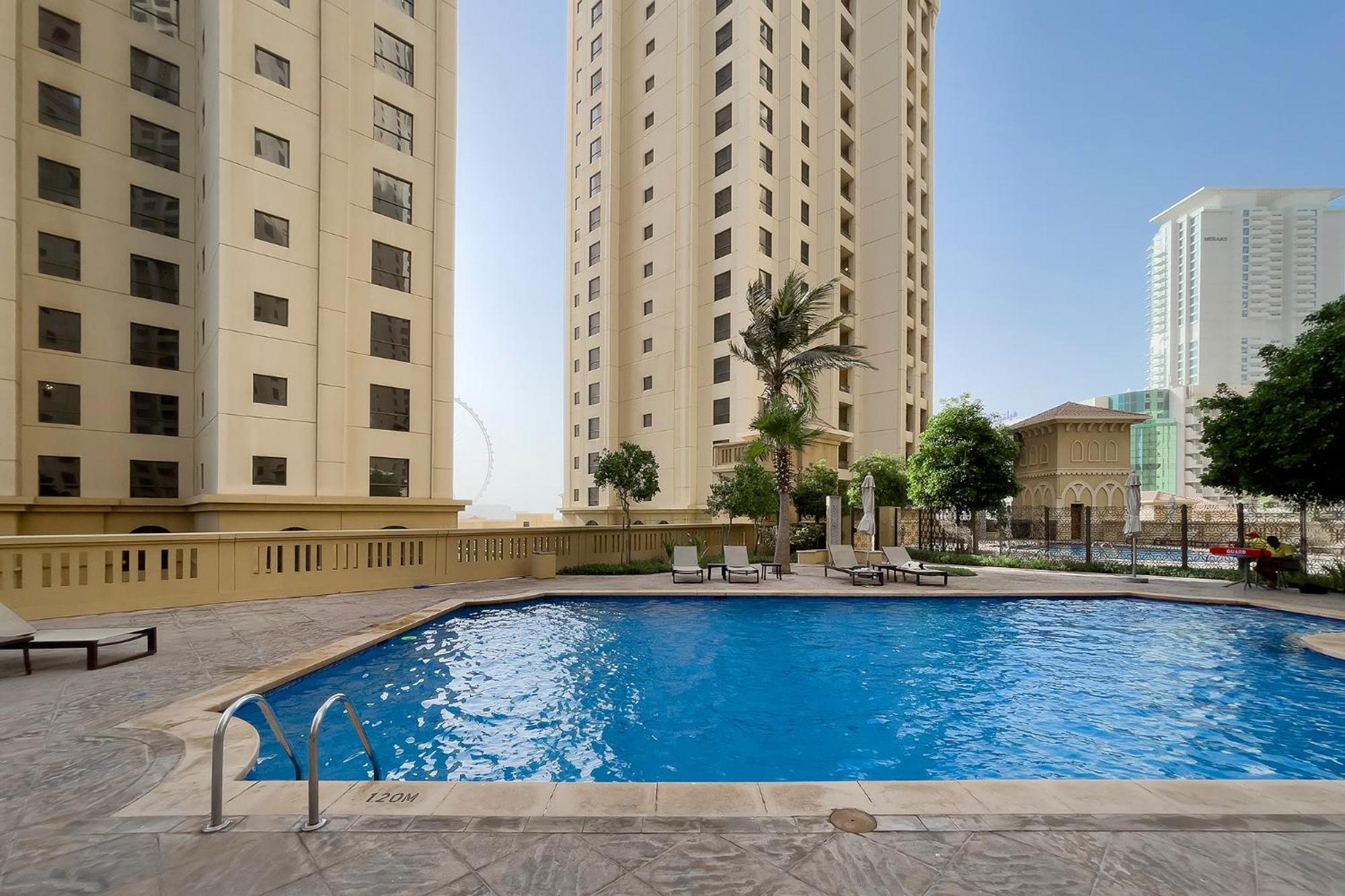 Premium 2Bdr Apartment See View Bahar 4 Jbr Dubaj Kültér fotó